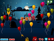 Флеш игра онлайн Ночь шары / Night Balloons